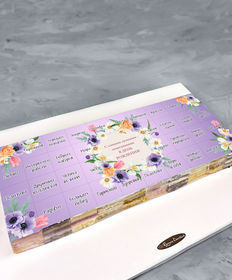 Торт-ассорти «Сиреневые цветы 20 на 50 см»