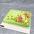 Торт «Цветы и надпись (прямоугольный)» миниатюра 2