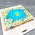 Торт «Ромашки и пожелания (ассорти 30 на 40 см)» миниатюра