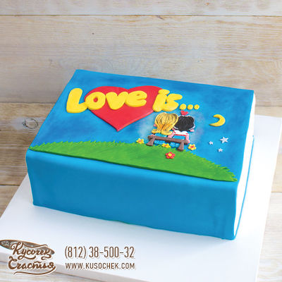 Торт в наличии «Love is»