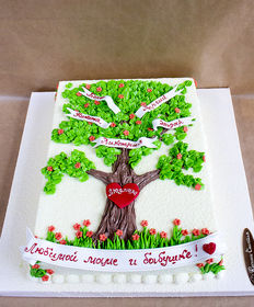 Праздничный торт «Генеалогическое древо»