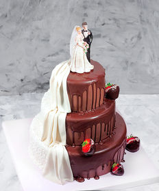 Свадебный торт «Нежность и мужество»