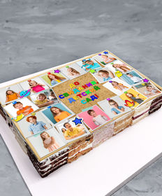 Торт-ассорти «Пробковая доска с фотографиями торт-ассорти 20 на 30 см»