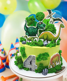 Детский торт «С динозавриками»