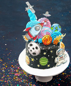 Детский торт «Выход в космос»