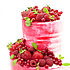 Торт «Красные ягоды и акварель» миниатюра 2
