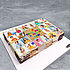 Торт «Пробковая доска с фотографиями (торт-ассорти 20 на 30 см)» миниатюра