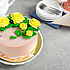 Торт «Розы и бабочка» миниатюра